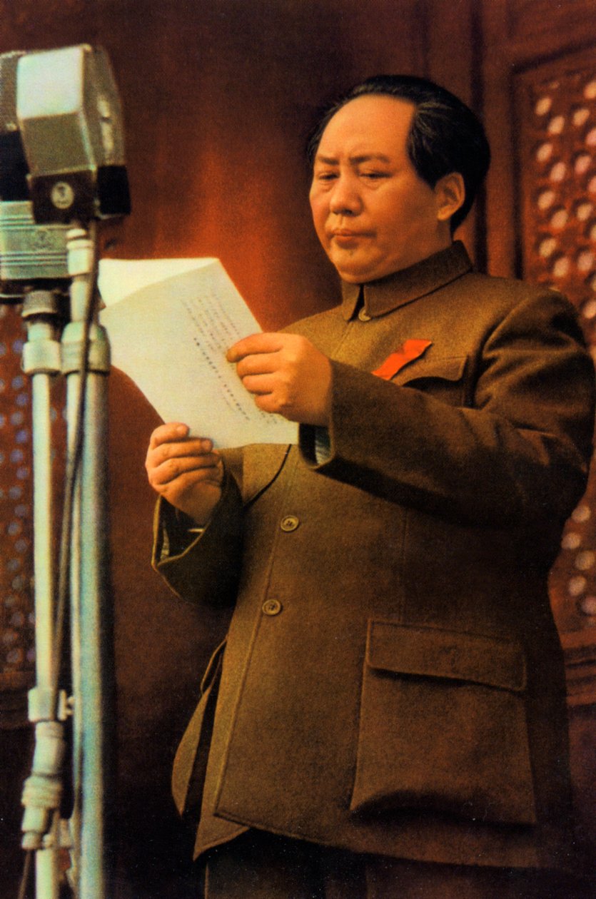 Mao Zedong, revolucionário e líder comunista chinês, c1950s-c1960s de Unbekannt