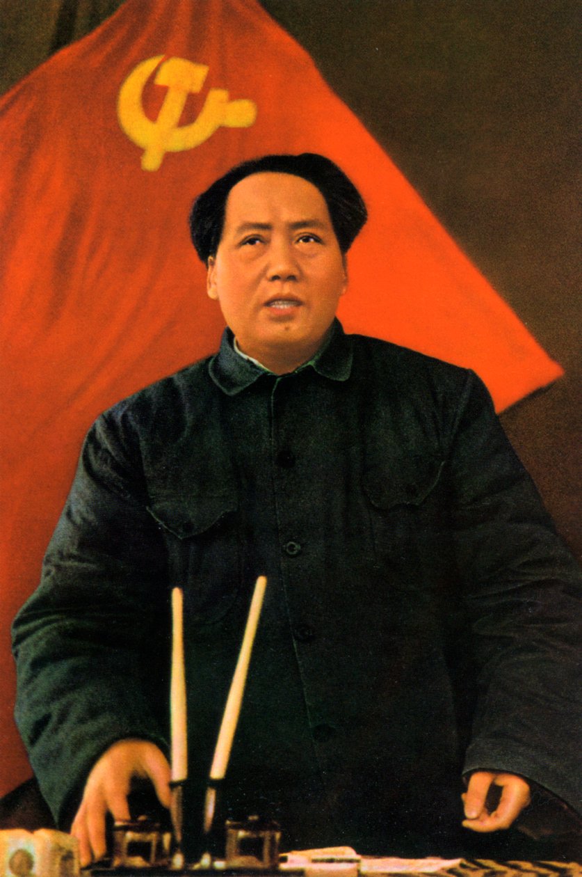 Mao Zedong, revolucionário e líder comunista chinês, c1950s-c1960s de Unbekannt