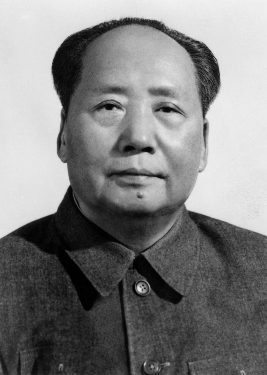 Mao Zedong, revolucionário e líder comunista chinês, década de 1950 de Unbekannt