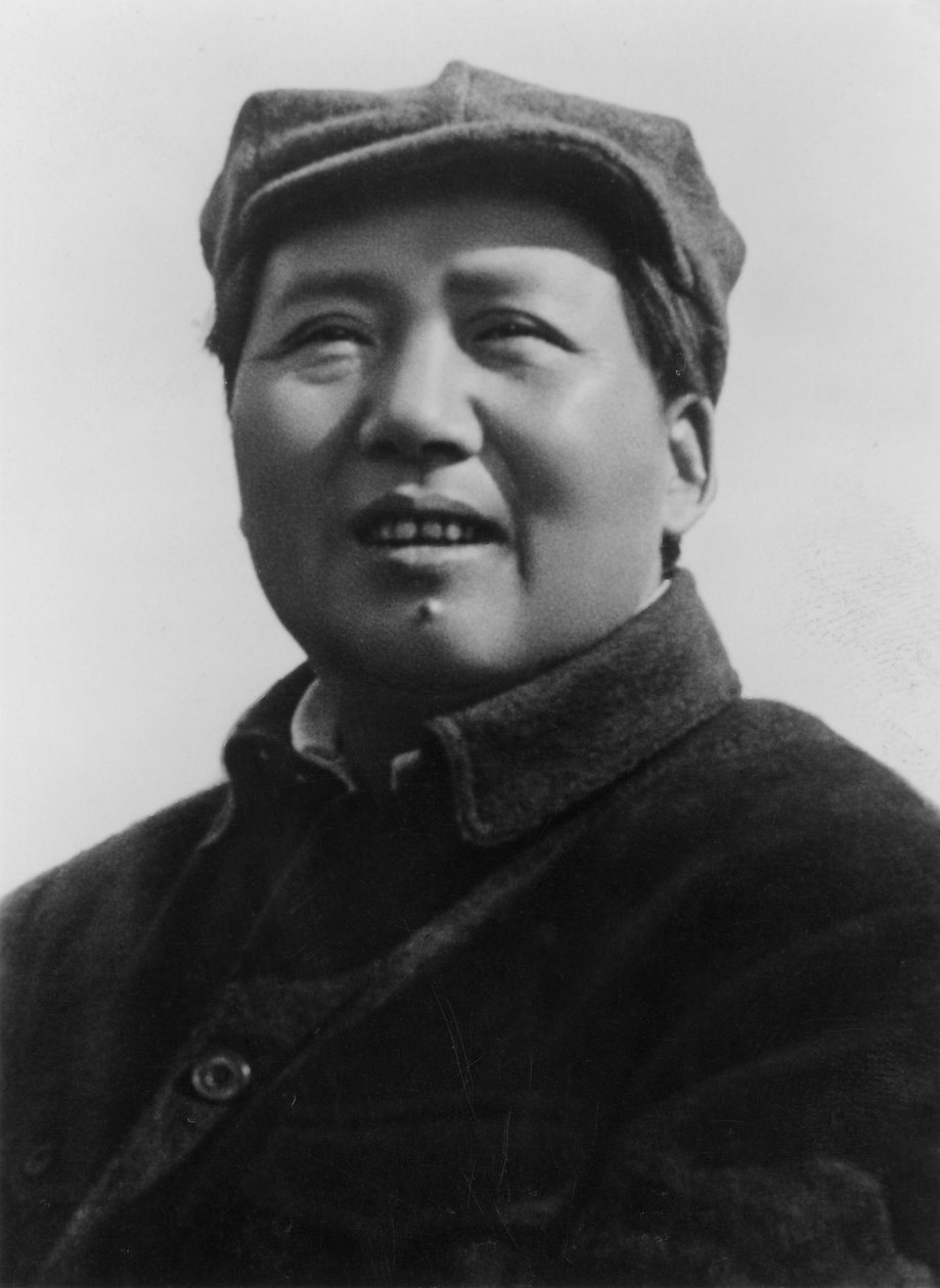 Mao Zedong, revolucionário e líder comunista chinês, década de 1950 de Unbekannt
