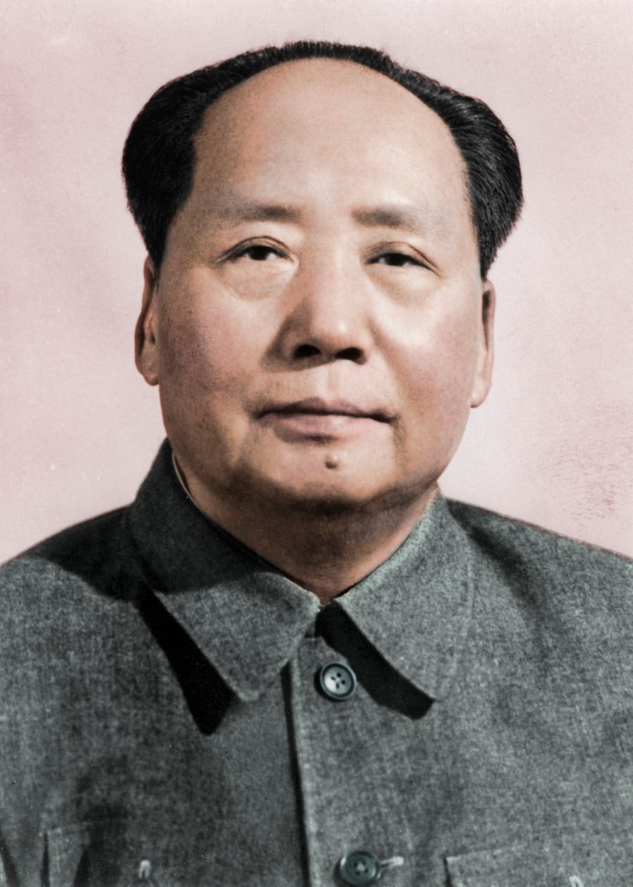 Mao Zedong, revolucionário e líder comunista chinês, década de 1950