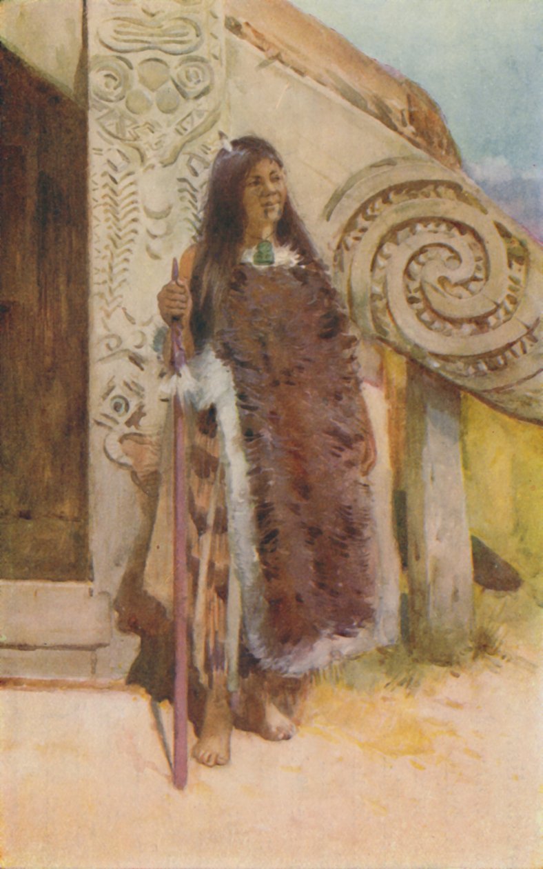 Maori em traje nativo, 1924 de Unbekannt