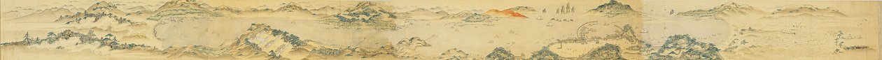 Mapa do Choryang Waegwan e arredores em Busan durante o Joseon..., século XIX. de Unbekannt