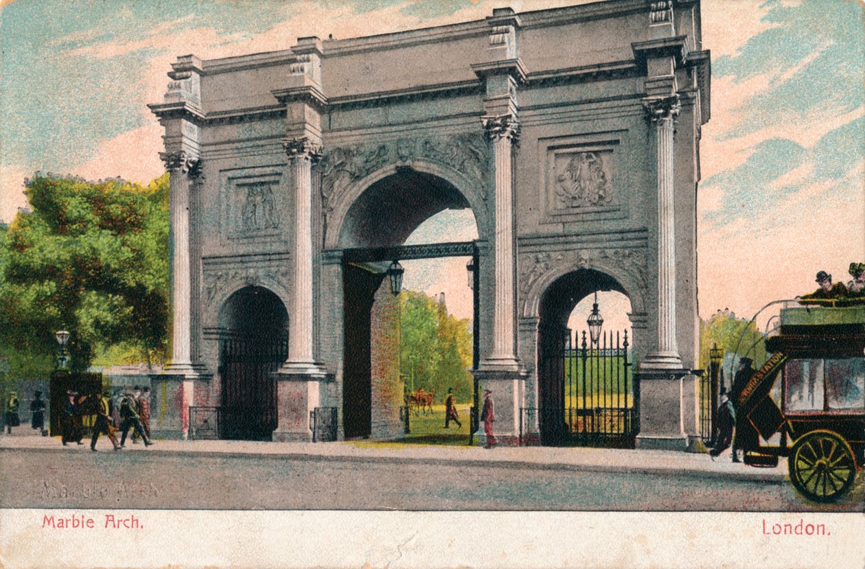 Marble Arch, Londres, c1906 de Unbekannt