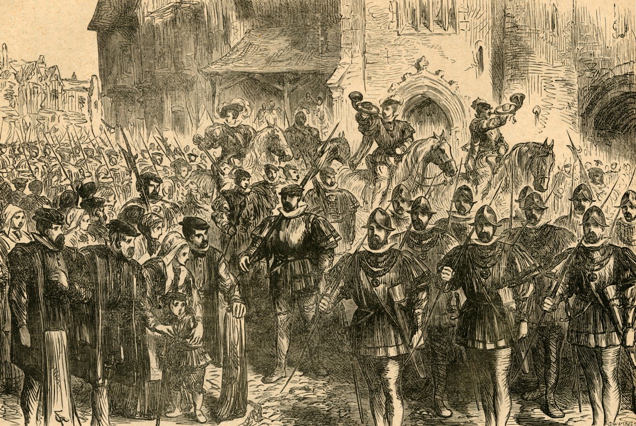 Março dos arqueiros, 1897. de Unbekannt