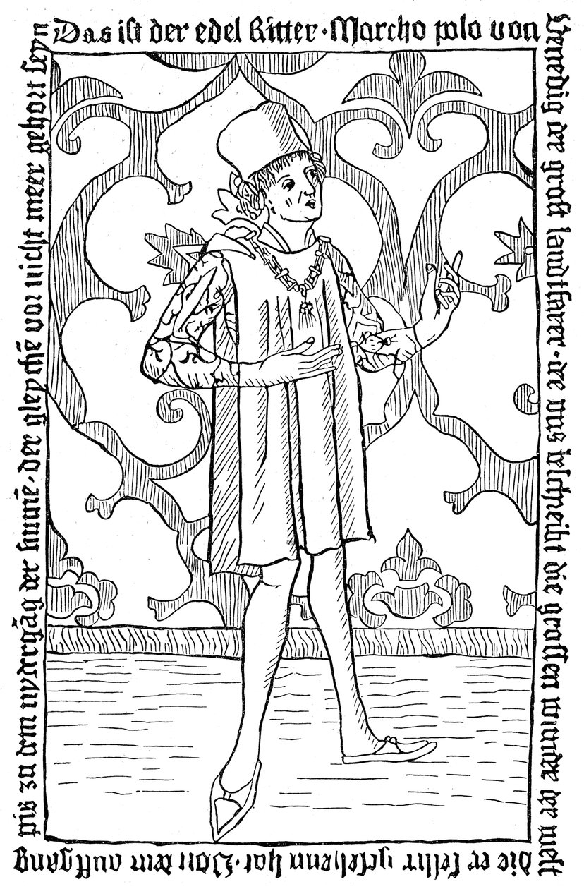 Marco Polo, comerciante e viajante medieval veneziano de Unbekannt