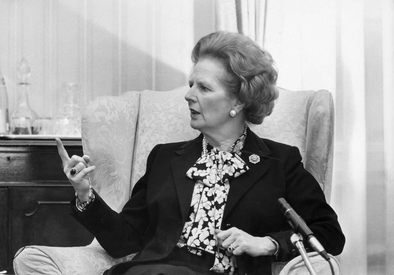 Margaret Thatcher, política britânica, c 1980 de Unbekannt