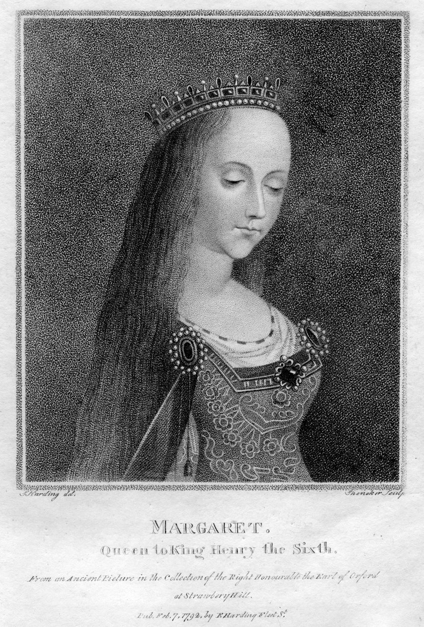 Margaret ou Anjou, rainha consorte ou Henrique VI, 1792 de Unbekannt