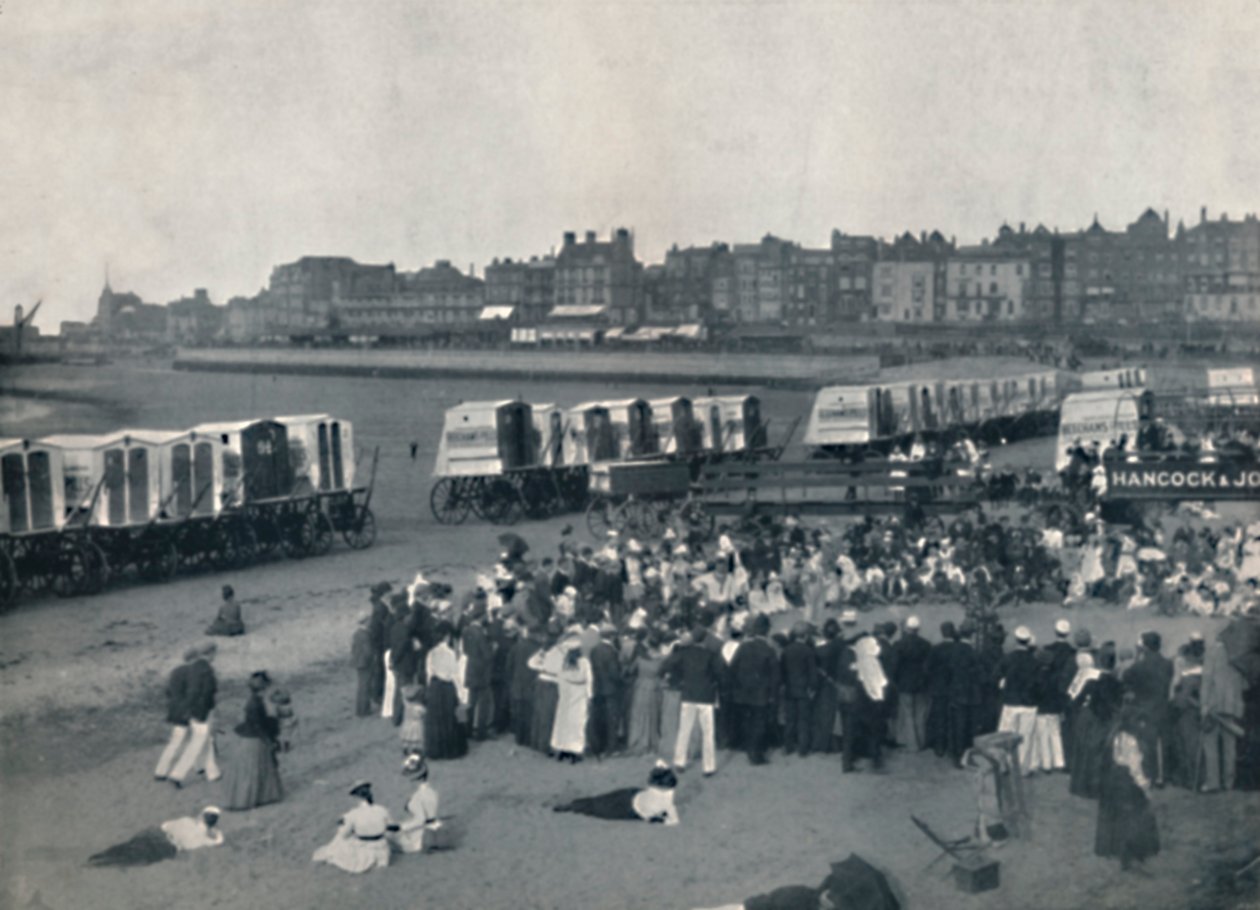 Margate - nas areias, 1895 de Unbekannt