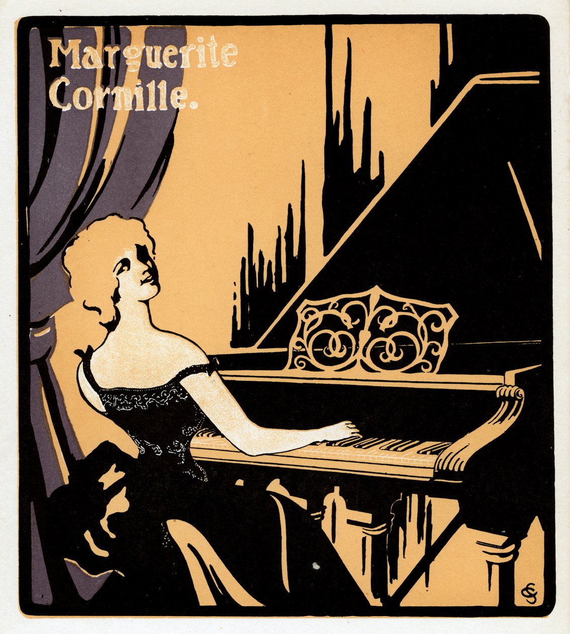 Marguerite Cornille, cantora francesa de music hall, final do século XIX de Unbekannt