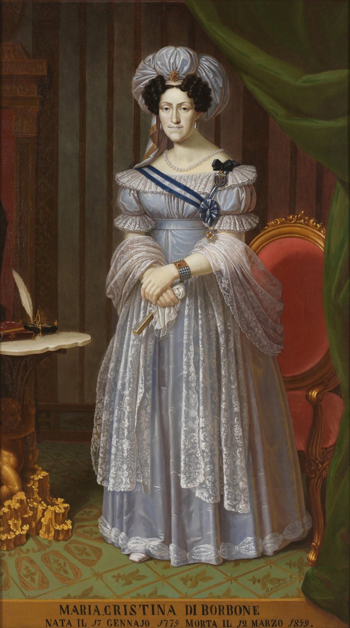 Maria Cristina de Nápoles e Sicília 1779-1849, rainha da Sardenha de Unbekannt