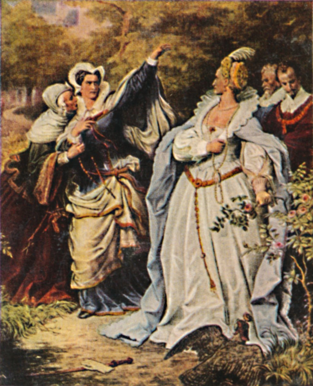 Maria Stuart 1542-1587 e Elisabeth v. Chr. Inglaterra 1533-1603, 1934. de Unbekannt