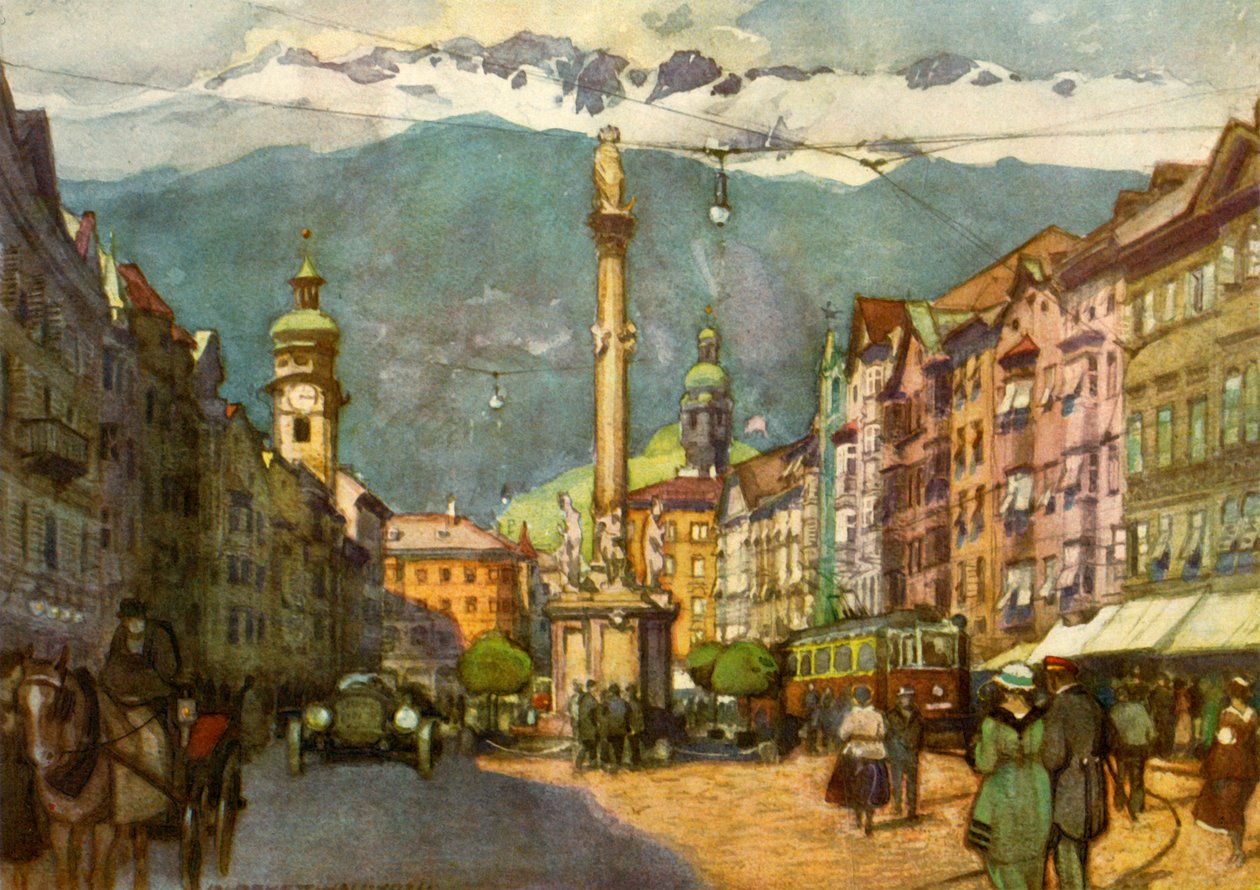 Maria Theresienstrasse, c1929. de Unbekannt