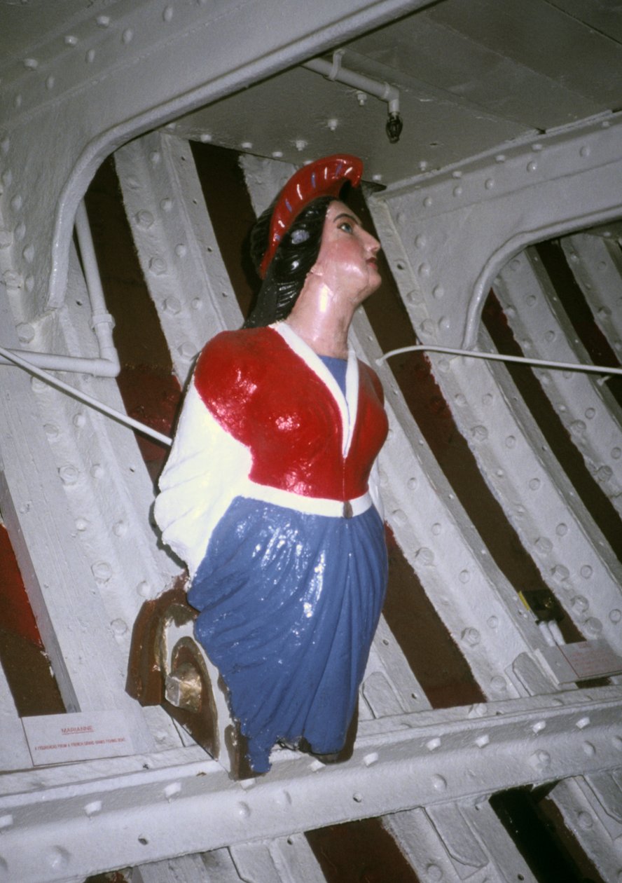 Marianne, figura de proa de um barco de pesca francês Grand Banks de Unbekannt