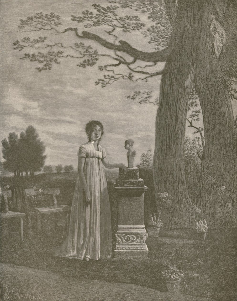 Marie-Julie Clary, esposa de Joseph Bonaparte, rainha da Espanha, c1806-1808, 1896 de Unbekannt