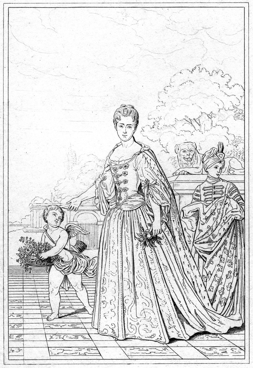 Marie Adelaide de Savoie, Duquesa de Bourgogne, século XVII de Unbekannt