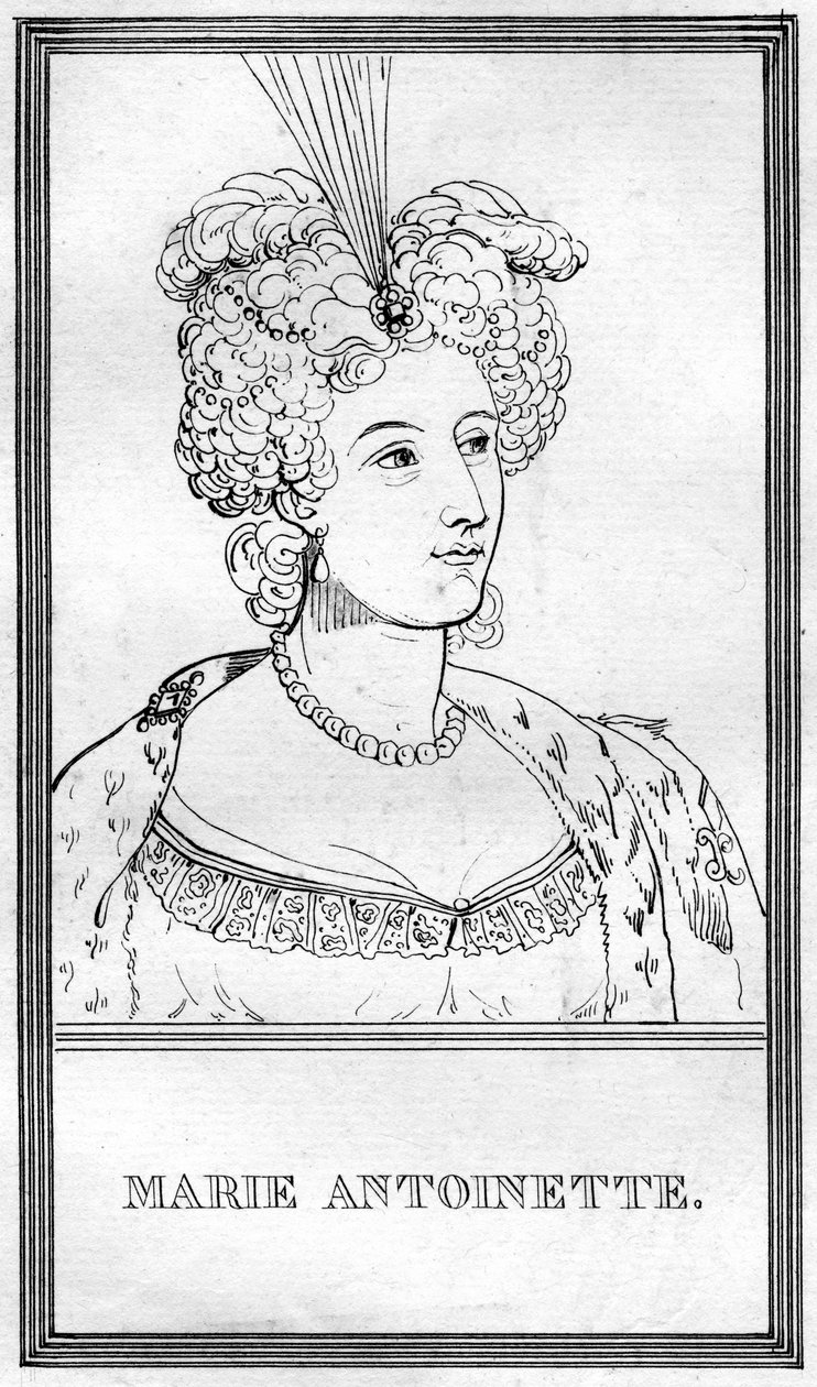 Maria Antonieta, rainha consorte de Luís XVI da França de Unbekannt