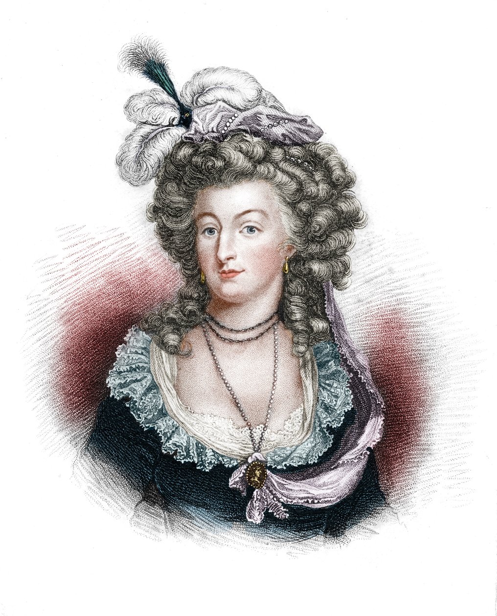 Maria Antonieta, rainha consorte de Luís XVI da França, 1843 de Unbekannt