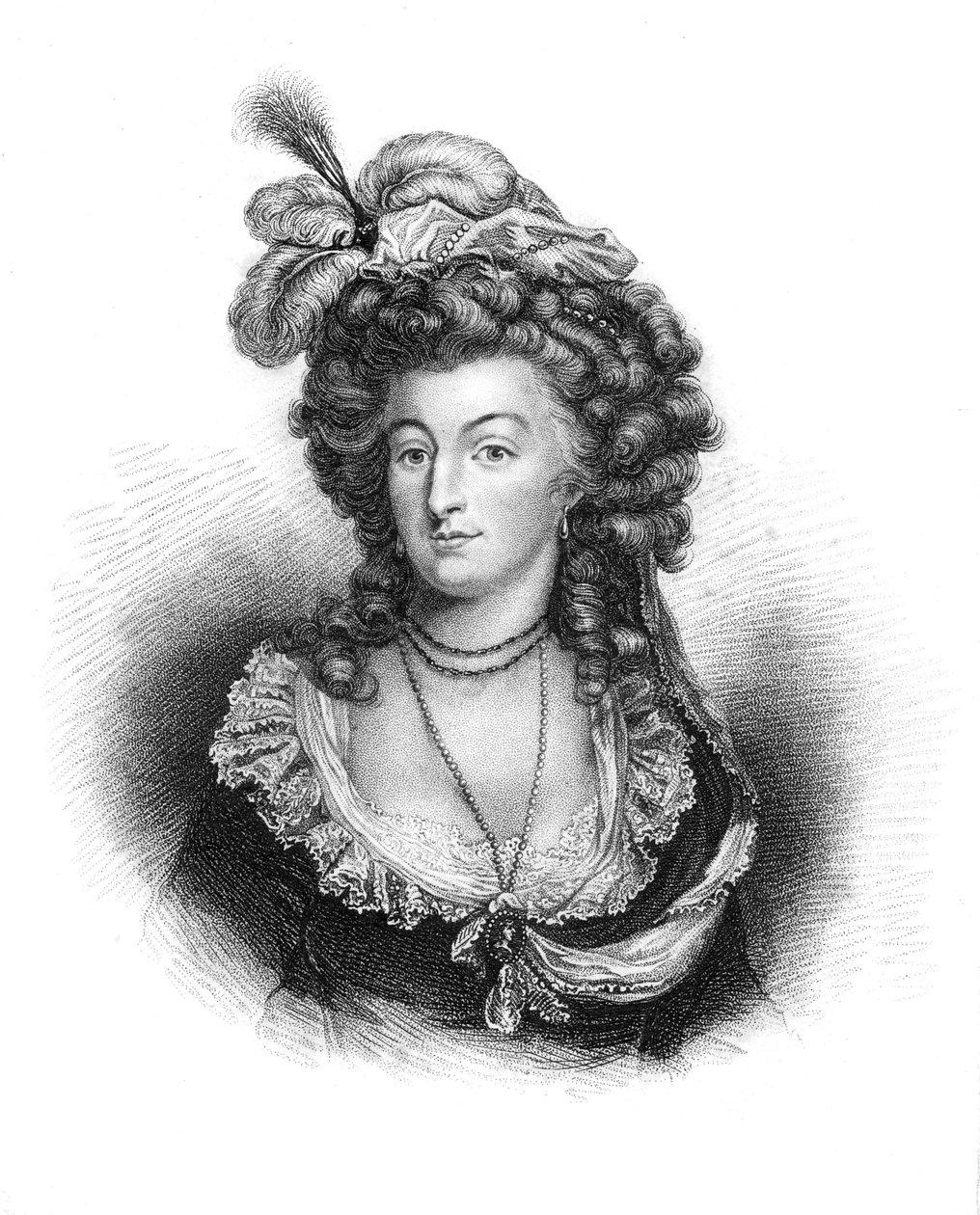 Maria Antonieta, rainha consorte de Luís XVI da França, 1843 de Unbekannt