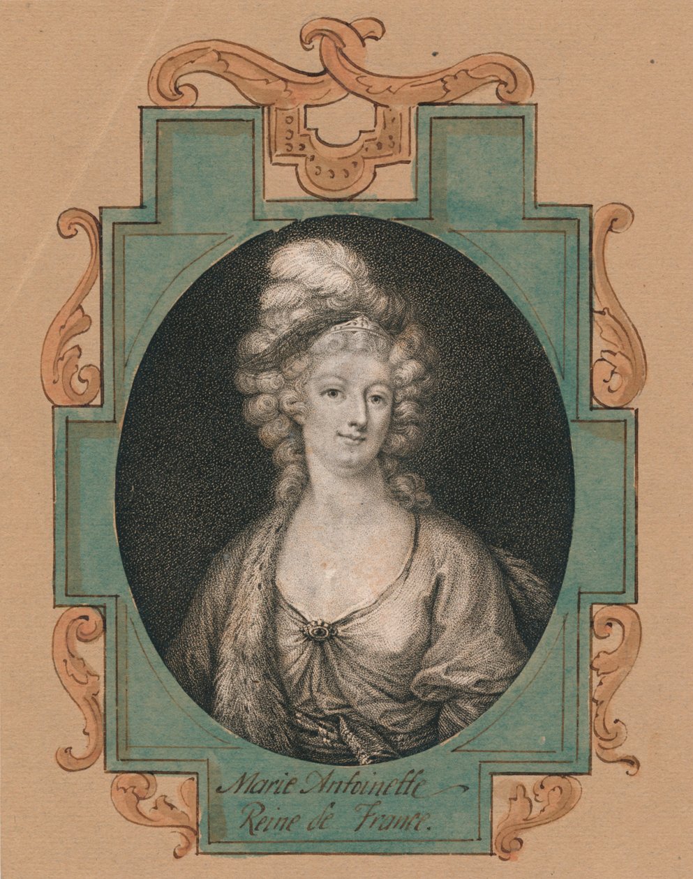 Marie Antoinette, rainha da França, século XIX. de Unbekannt