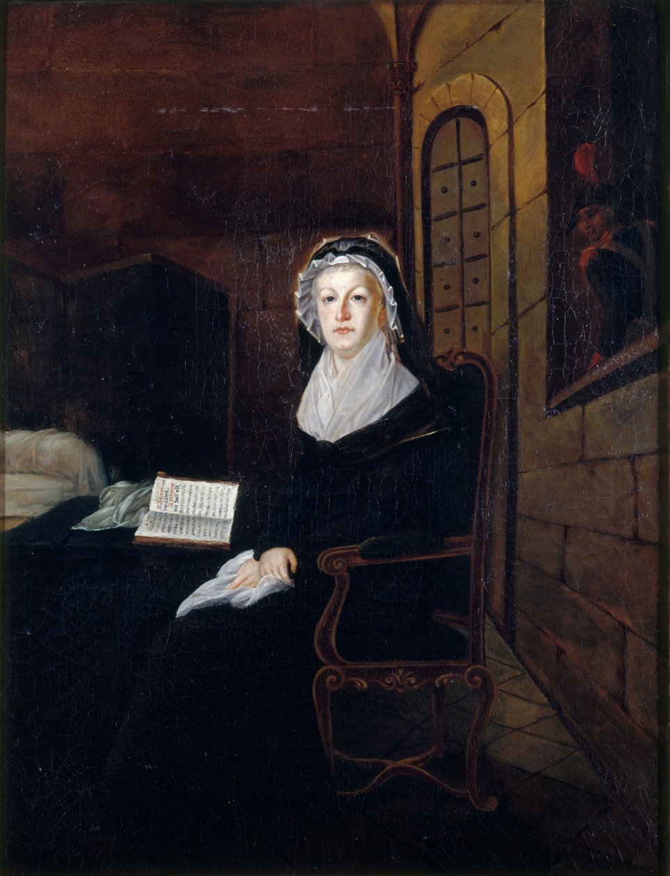 Maria Antonieta na Conciergerie, c. 1815. de Unbekannt