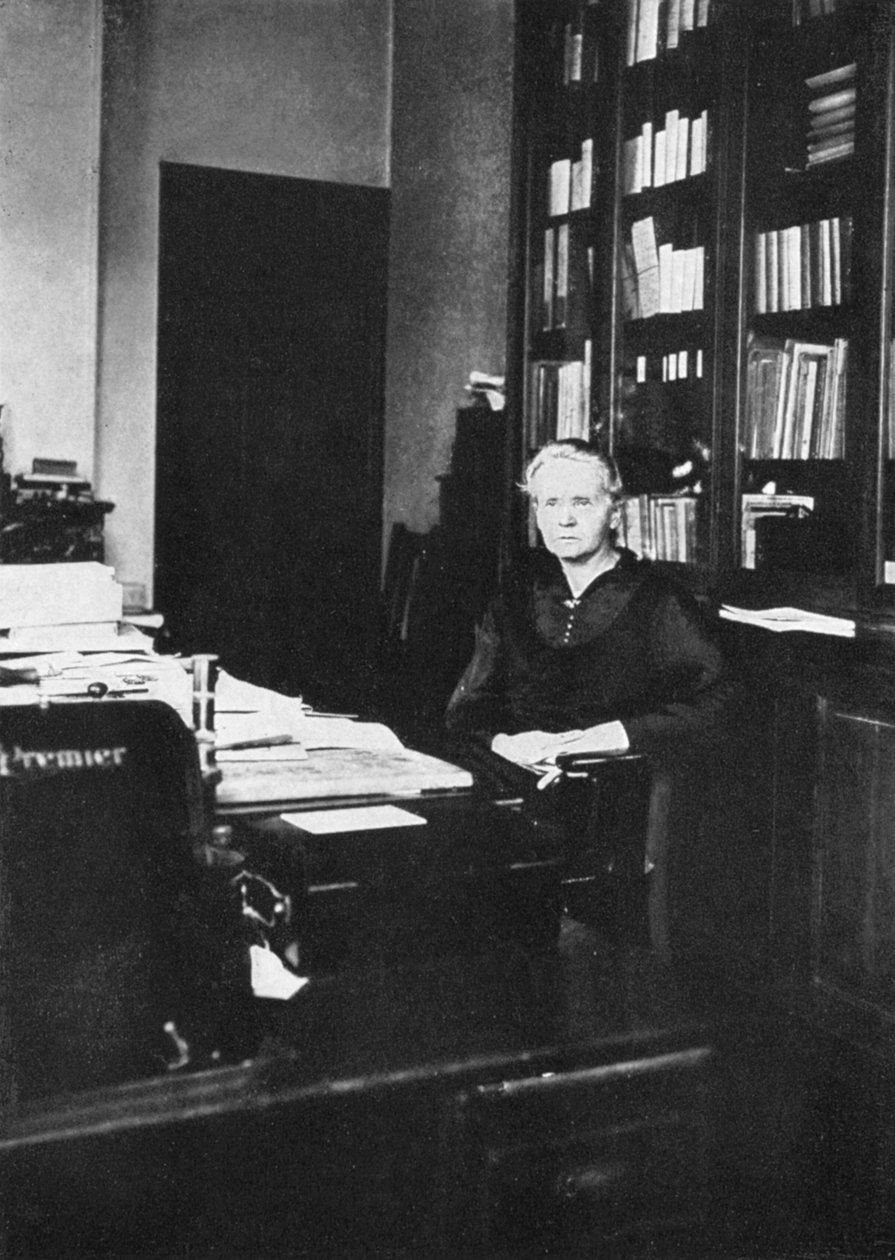 Marie Curie, físico francês nascido na Polônia, 1925 de Unbekannt