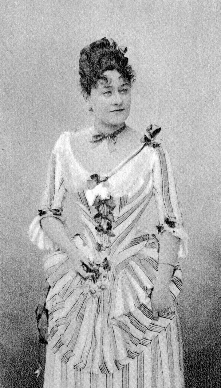 Marie Grisier Montbazon, mezzo-soprano francesa e atriz, 1877 de Unbekannt