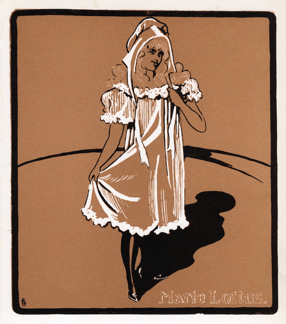 Marie Loftus 1857-1940, estrela do music hall escocês, final do século XIX de Unbekannt