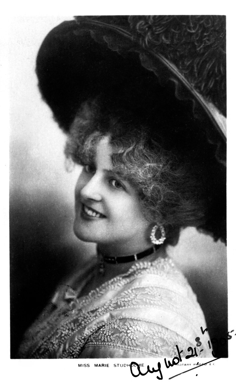 Marie Studholme 1875-1930, atriz inglesa, 1905 de Unbekannt