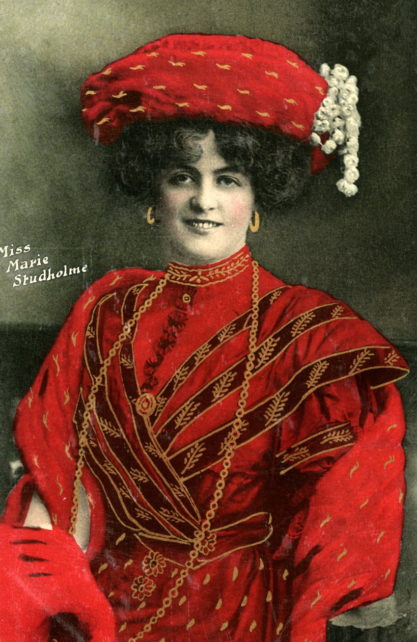 Marie Studholme 1875-1930, atriz inglesa, 1907 de Unbekannt