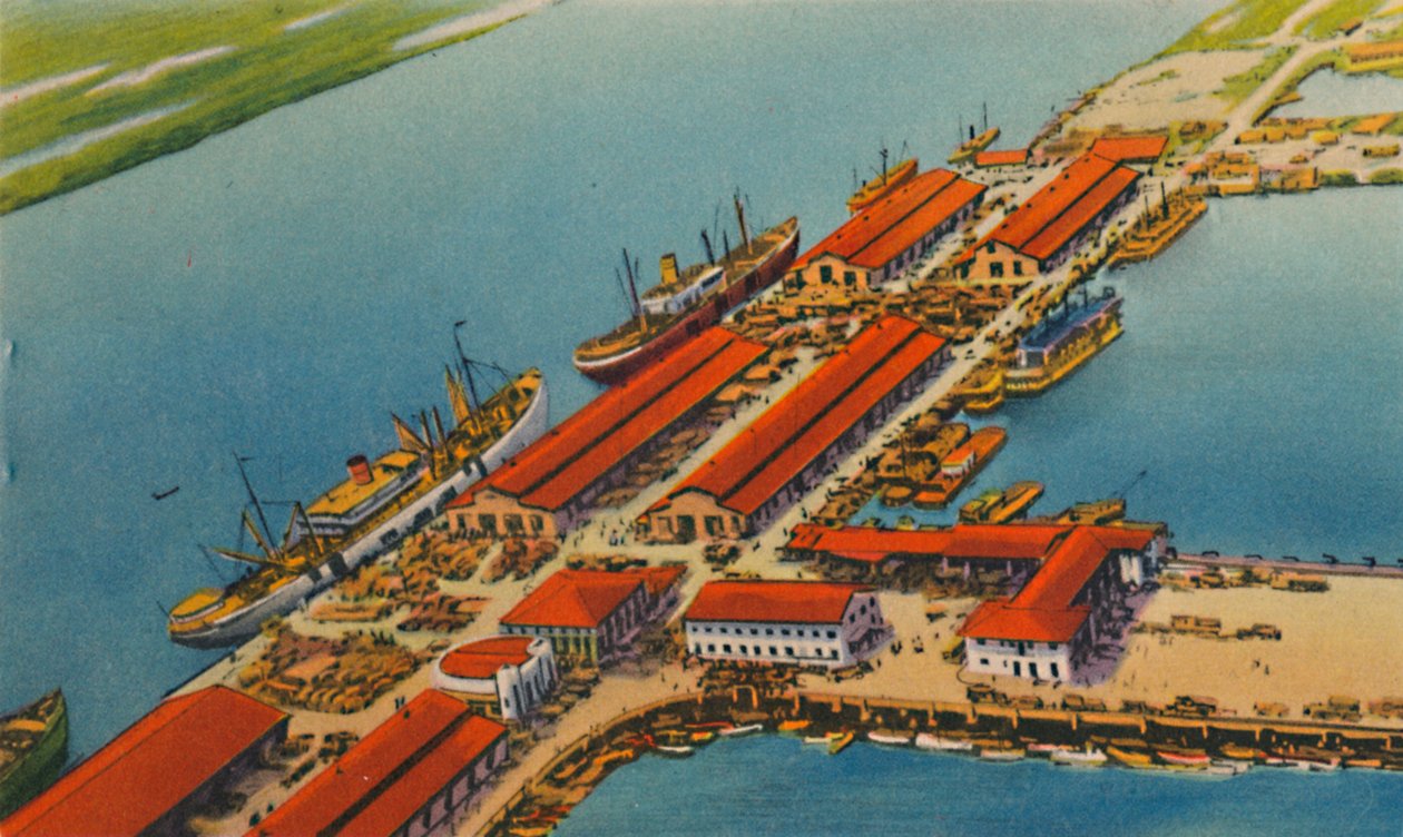 Porto Terminal Marítimo, Barranquilla, c1940s de Unbekannt