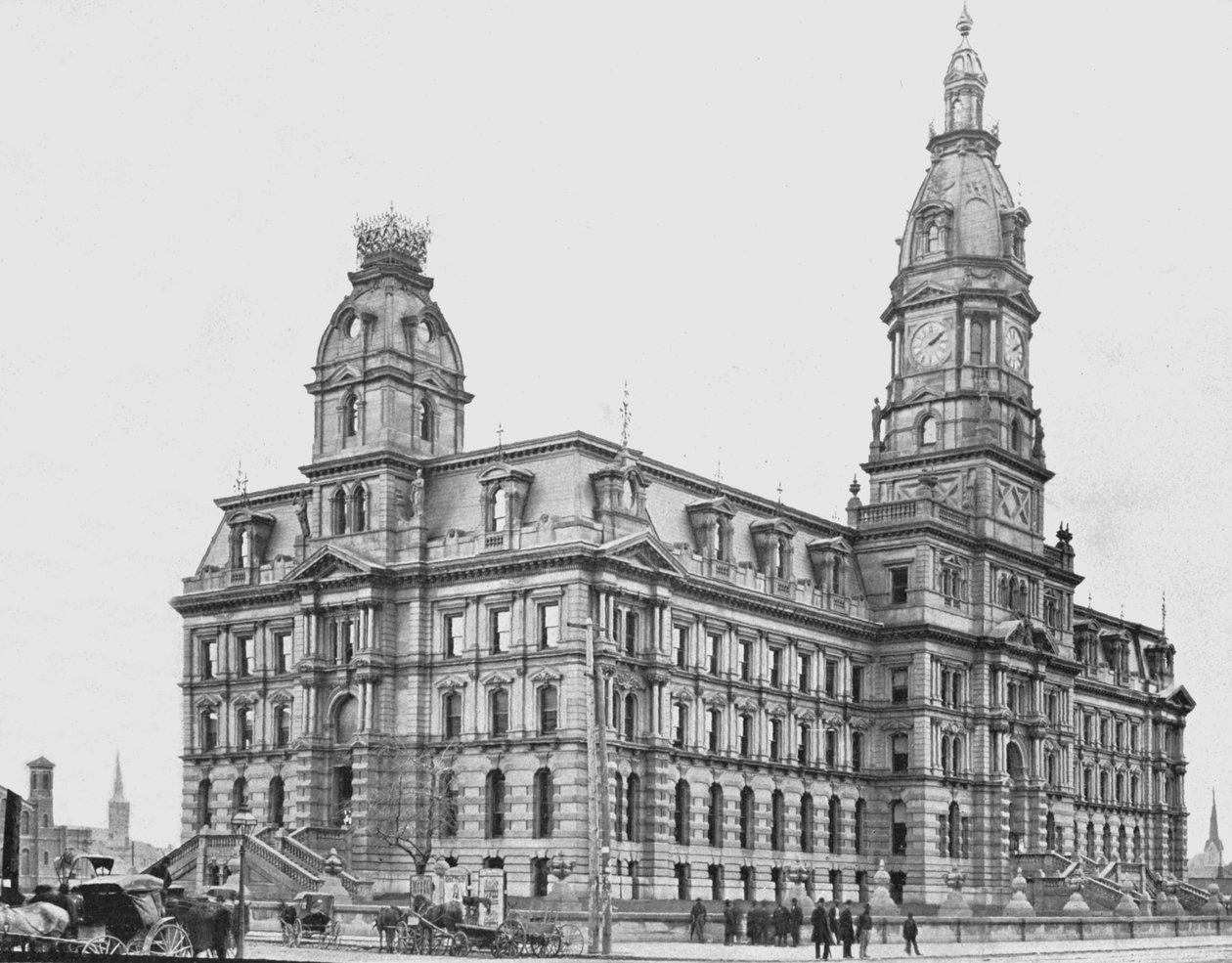 Marion County Courthouse, Indianápolis, EUA, c1900. de Unbekannt