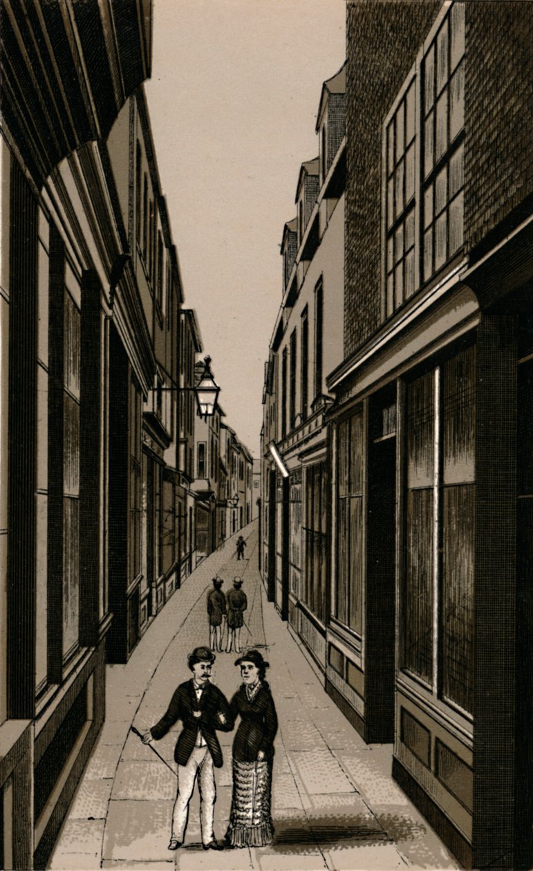 Market Row, c1880. de Unbekannt