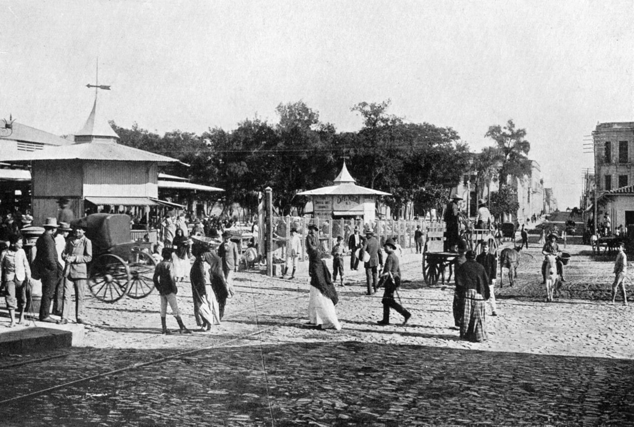 Mercado, Assunção, Paraguai, 1911 de Unbekannt