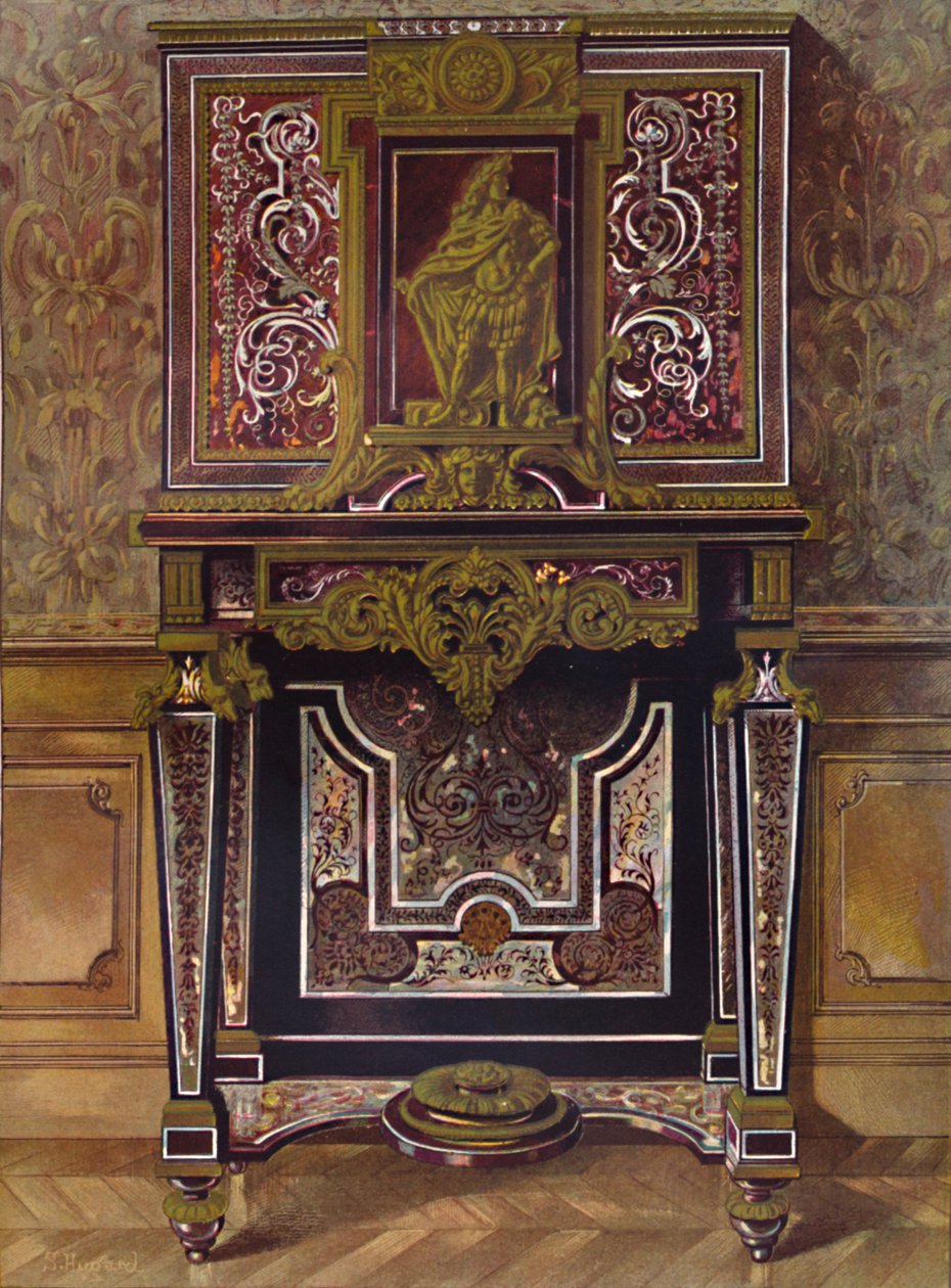 Armário Marquery com decoração em bronze dourado, de AndrÚ Charles Boule, 1903 de Unbekannt