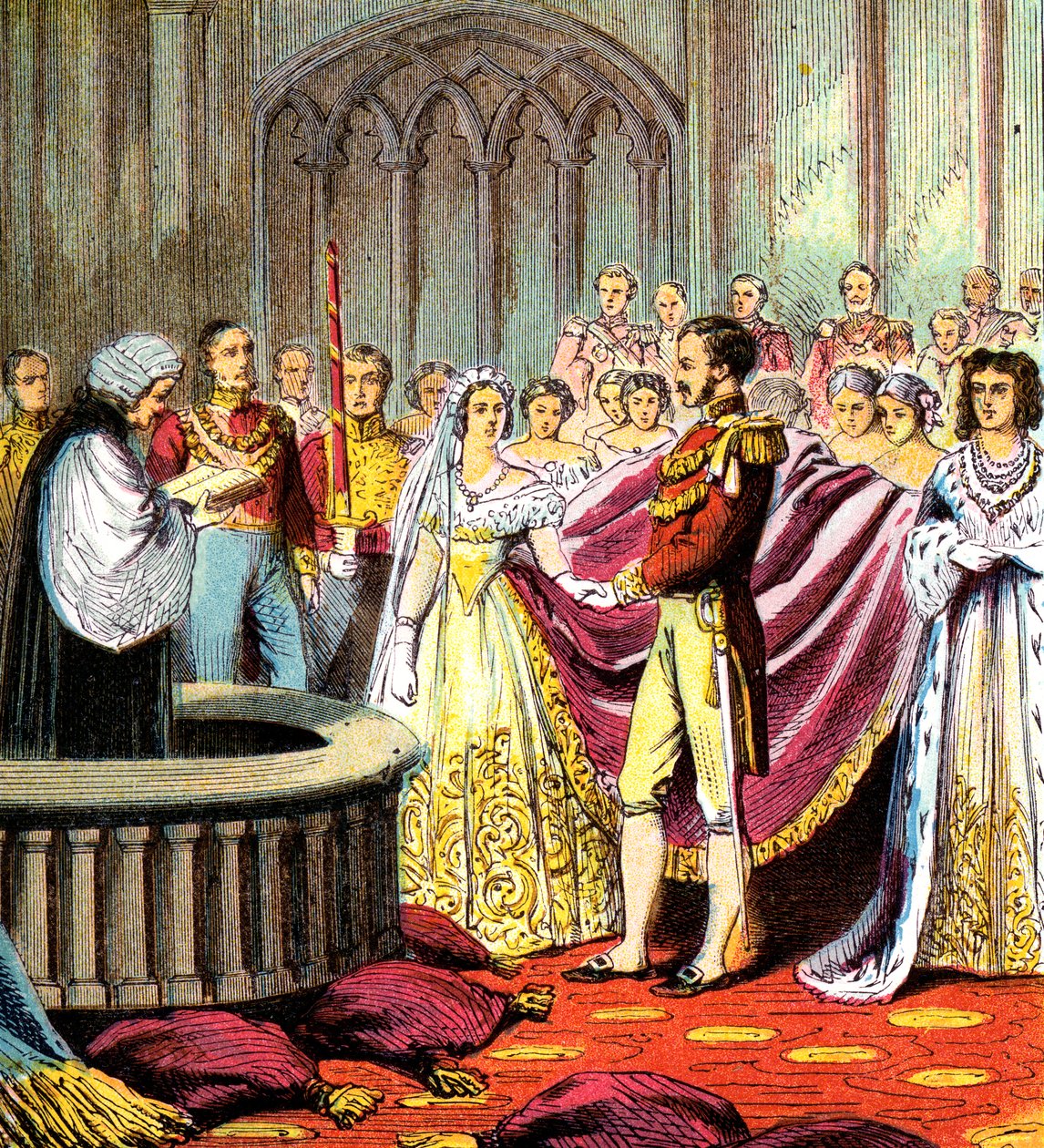 Casamento da rainha Victoria, 1840 c1850s de Unbekannt