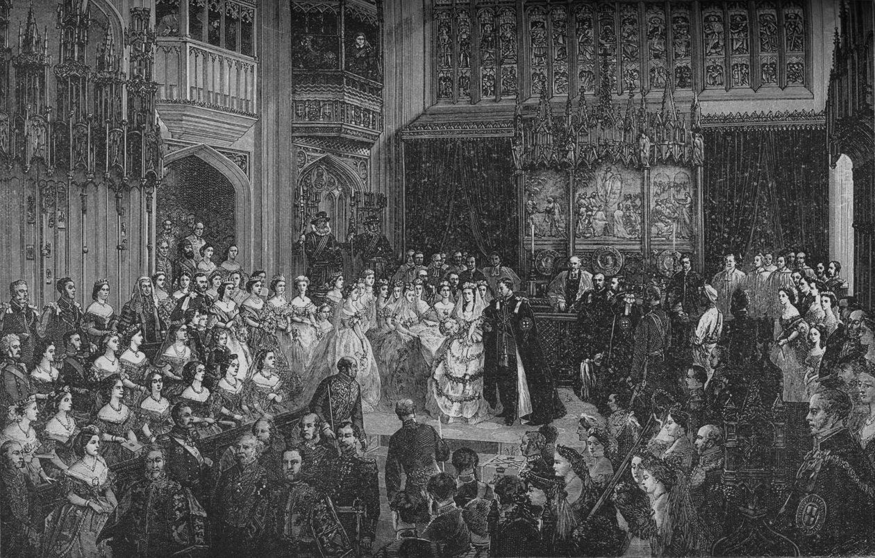 Casamento do Príncipe de Gales, c1890 de Unbekannt