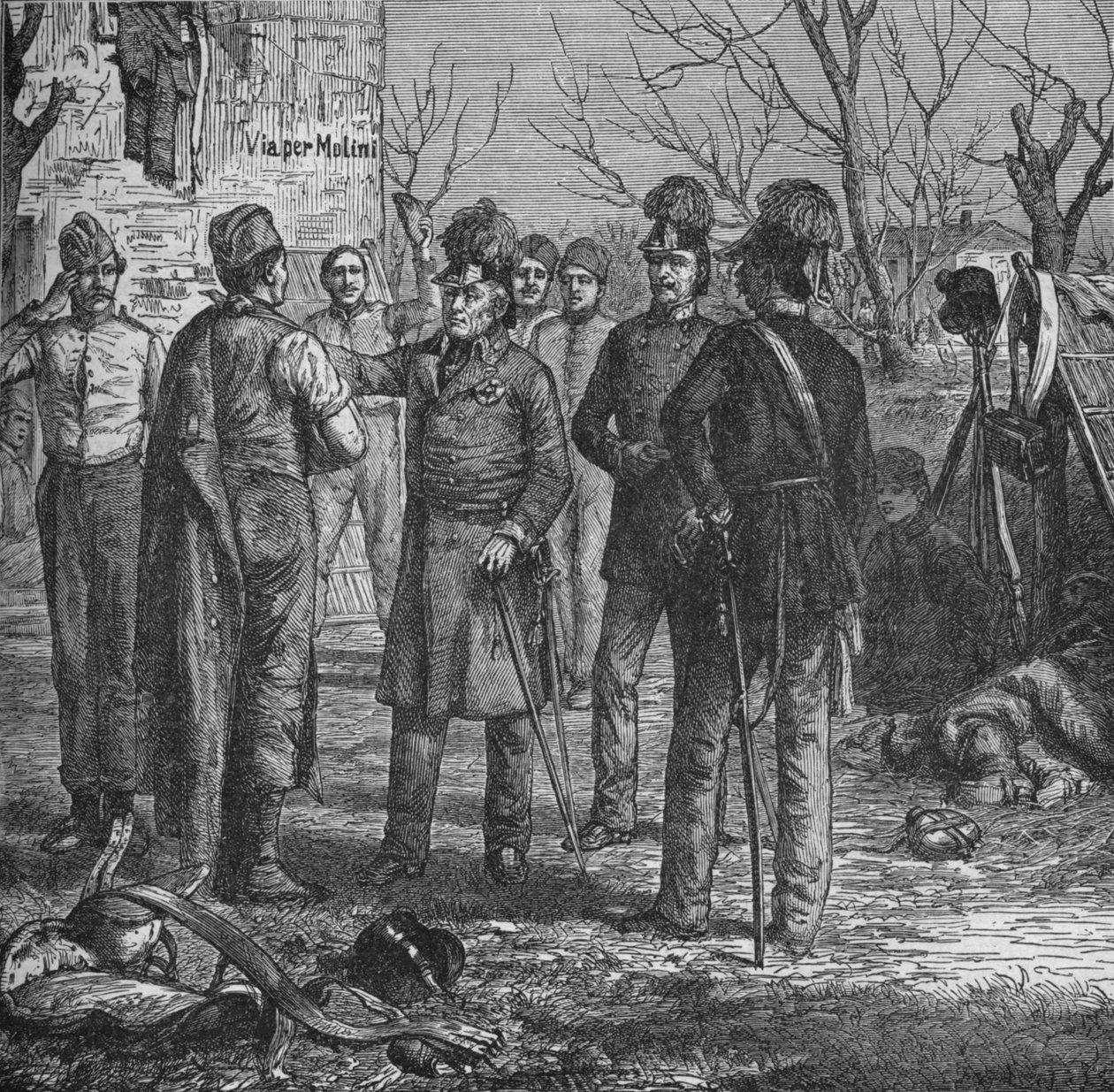 Marechal Radetzky após a batalha de Novara, 1902 de Unbekannt