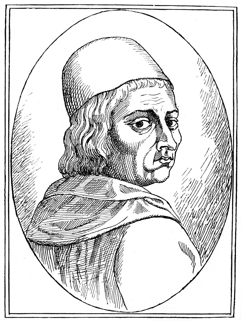 Marsilio Ficino 1433-1499, filósofo humanista italiano, 1882 de Unbekannt