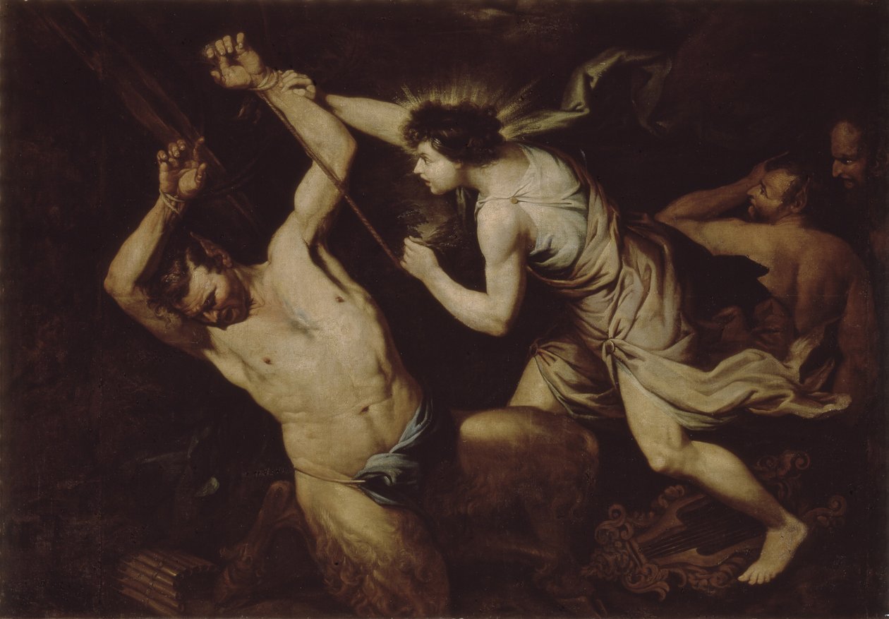 Marsyas e Apollo de Unbekannt