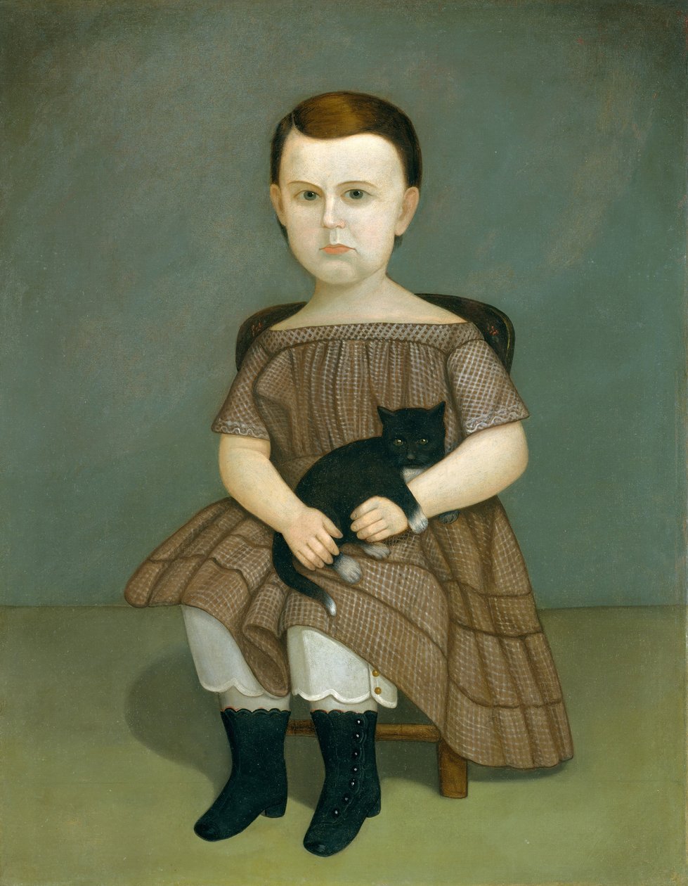 Martha Bartlett com Kitten, ca. 1860 de Unbekannt