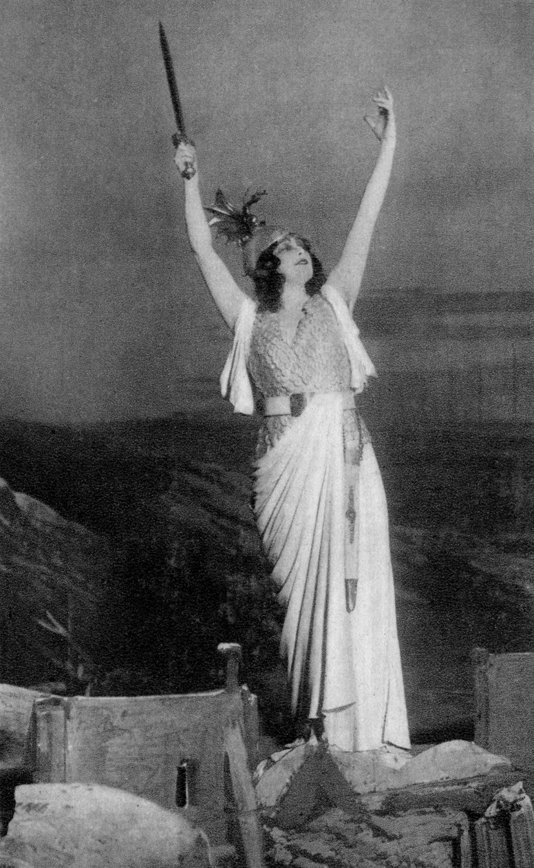 Marthe Chenal, soprano francês, 1918 de Unbekannt