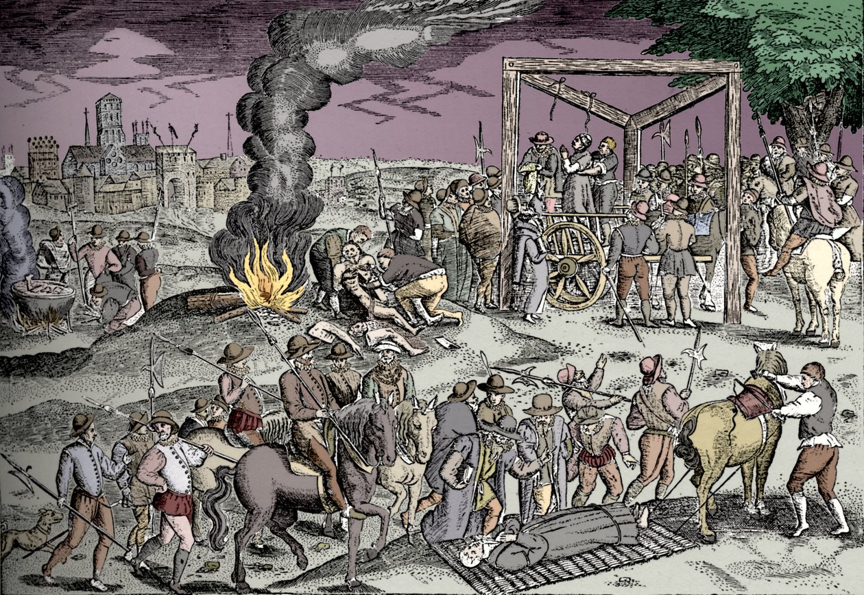 Mártires em Smithfield, Londres, c1600 1904 de Unbekannt