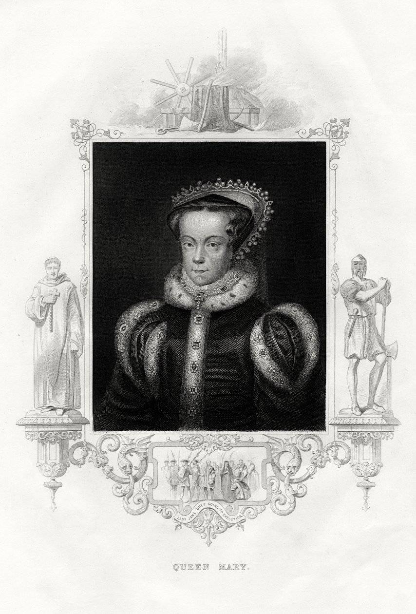 Mary I 1516-1558, também conhecida como Mary Tudor, 1860 de Unbekannt