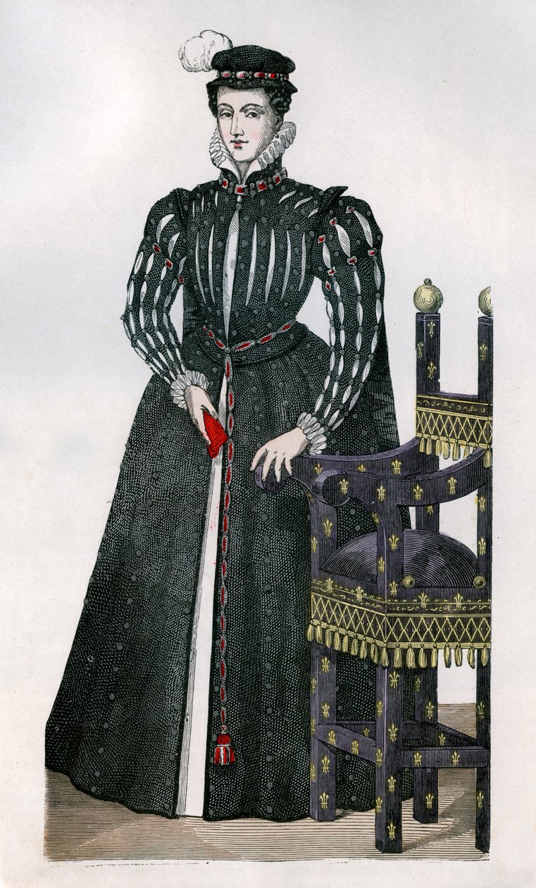 Mary Stuart, rainha consorte de Francisco II da França, c1560 1882-1884 de Unbekannt