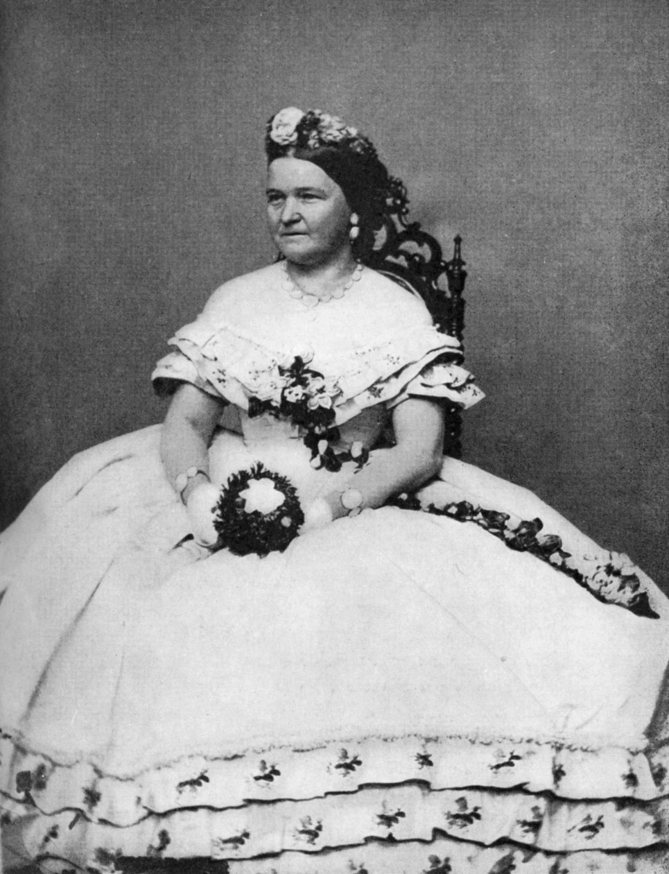 Mary Todd Lincoln, esposa do Presidente Abraham Lincoln, c1860s, 1908 de Unbekannt