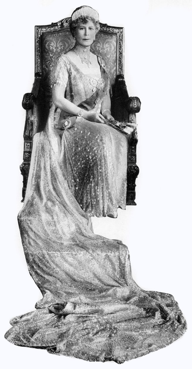 Mary of Teck, rainha consorte de George V do Reino Unido, c1930s de Unbekannt