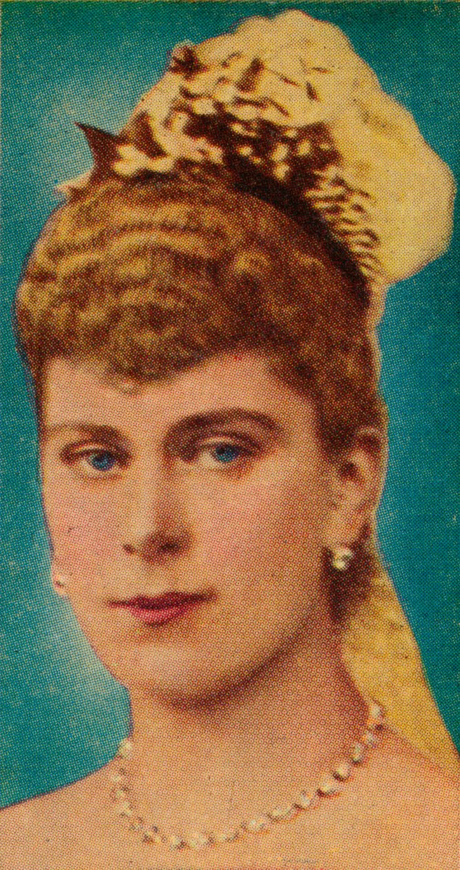 Maria de Teck em seu casamento com o Duque de York, 1893 1935 de Unbekannt