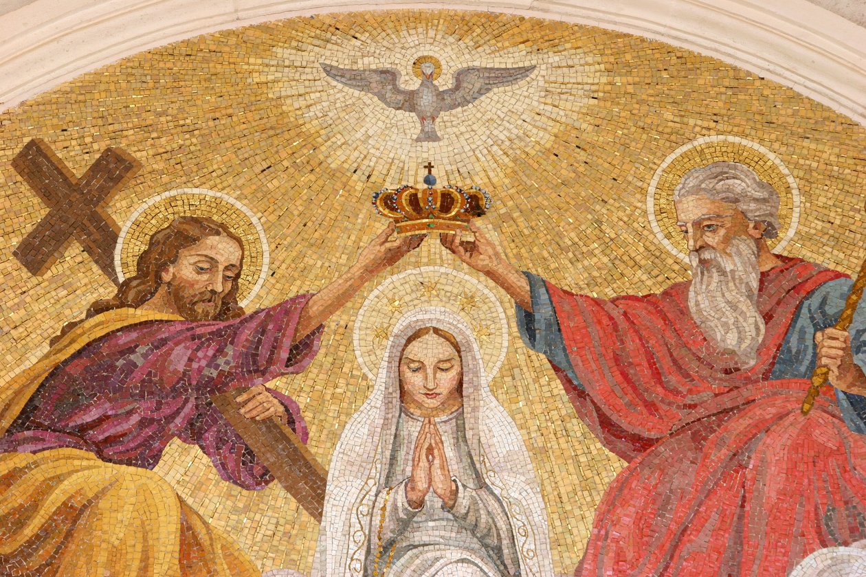 A coroação de Maria . Basílica de Fátima, Fátima, Portugal de Unbekannt