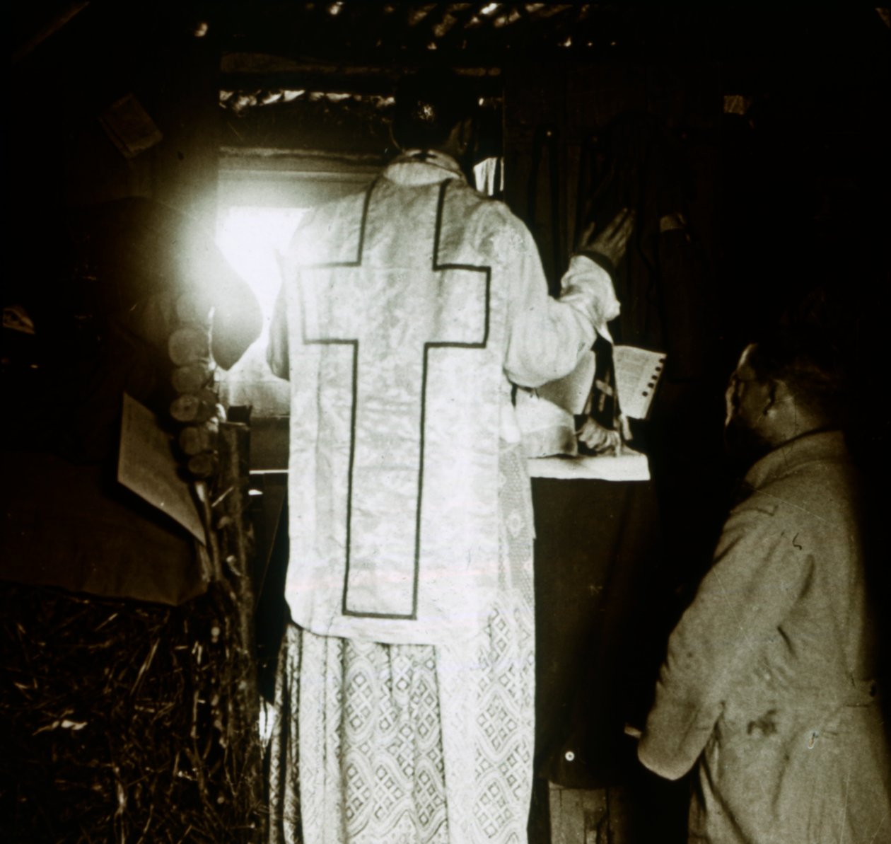 Massa nas trincheiras, c1914-c1918 de Unbekannt